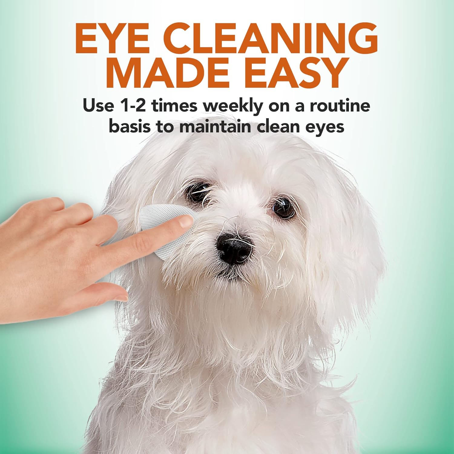 Vet's Best Natural eye cleansing wipes for dogs - 100 disposable wipes